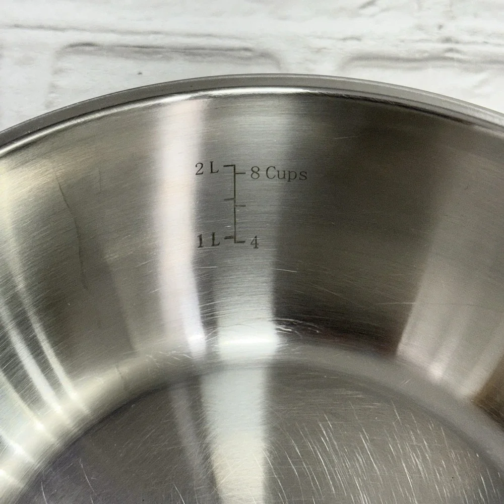 Cuisinart 3 QT/2.8 L Stainless Steel Saute Stir-fry Pan With Lid Induction Ready